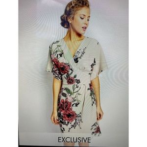 ASOS floral wrap dress